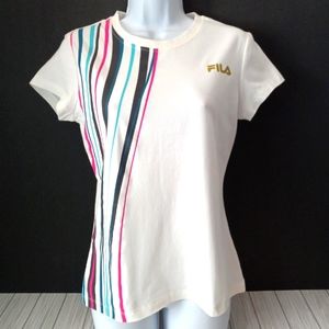 Fila Sport Striped Activewear Tee